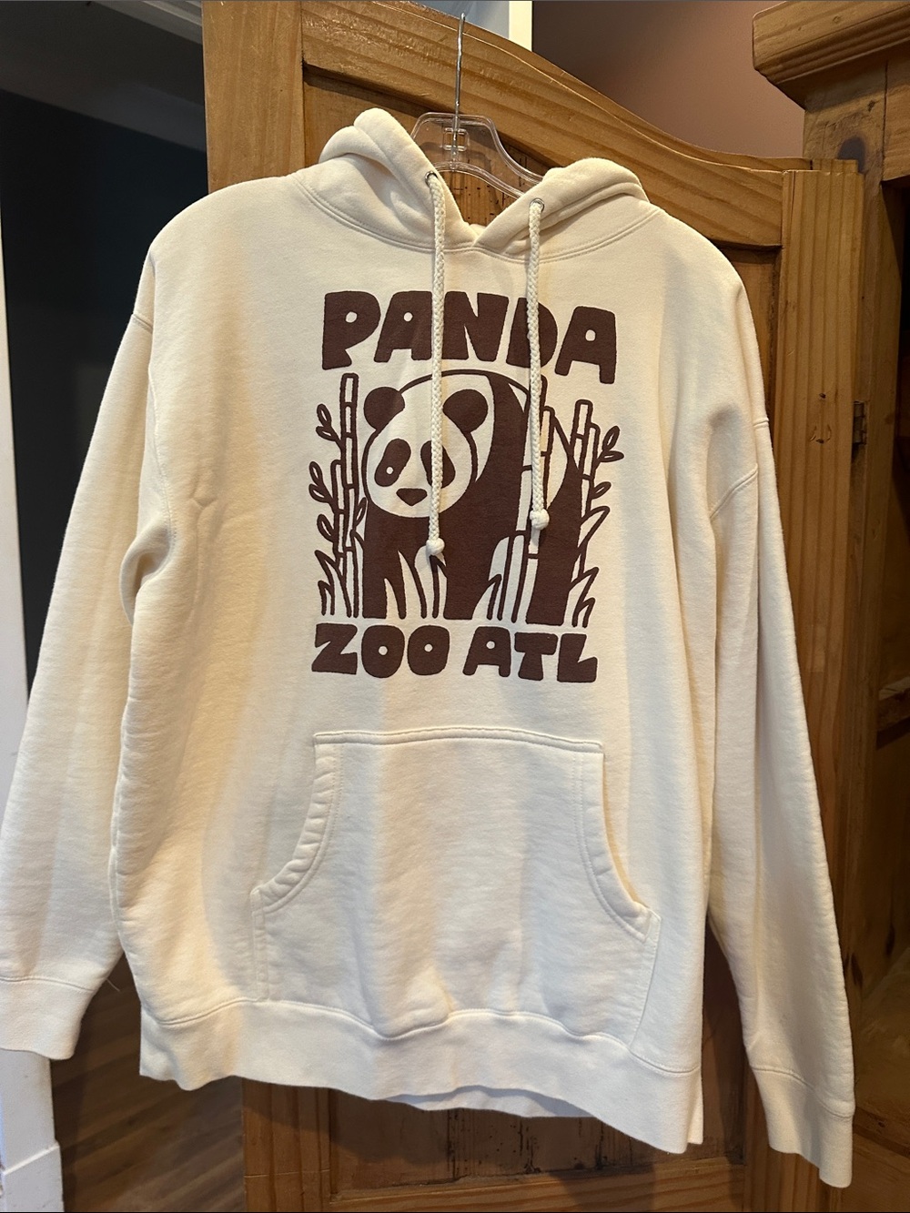 Panda Zoo ATL Cream Graphic Hoodie
